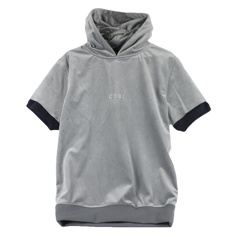 Cayler & Sons, Felpa Cappuccio Manica Corta Uomo New Age Short Sleeve Hoody, Grigio