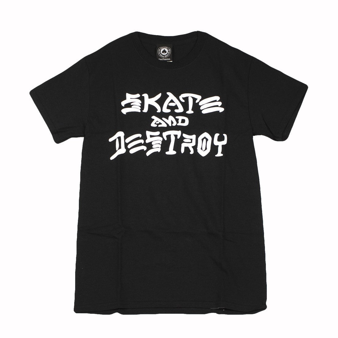 Thrasher, Maglietta Uomo Skate & Destroy Tee, Black/white