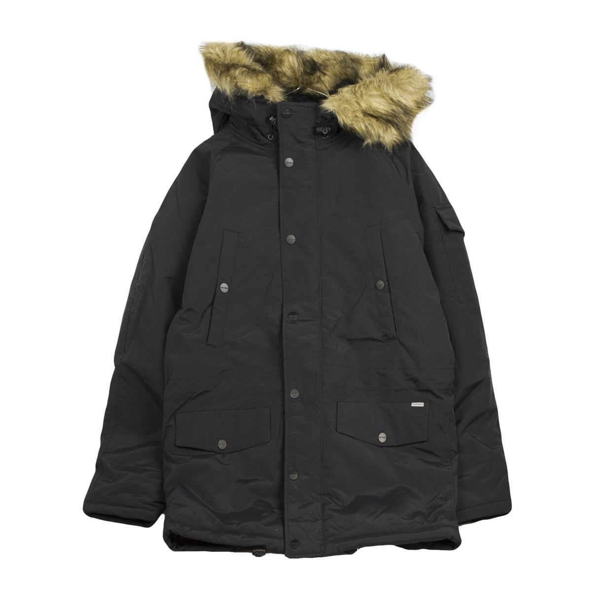 Giaccone Lungo Uomo Anchorage Parka Black/black