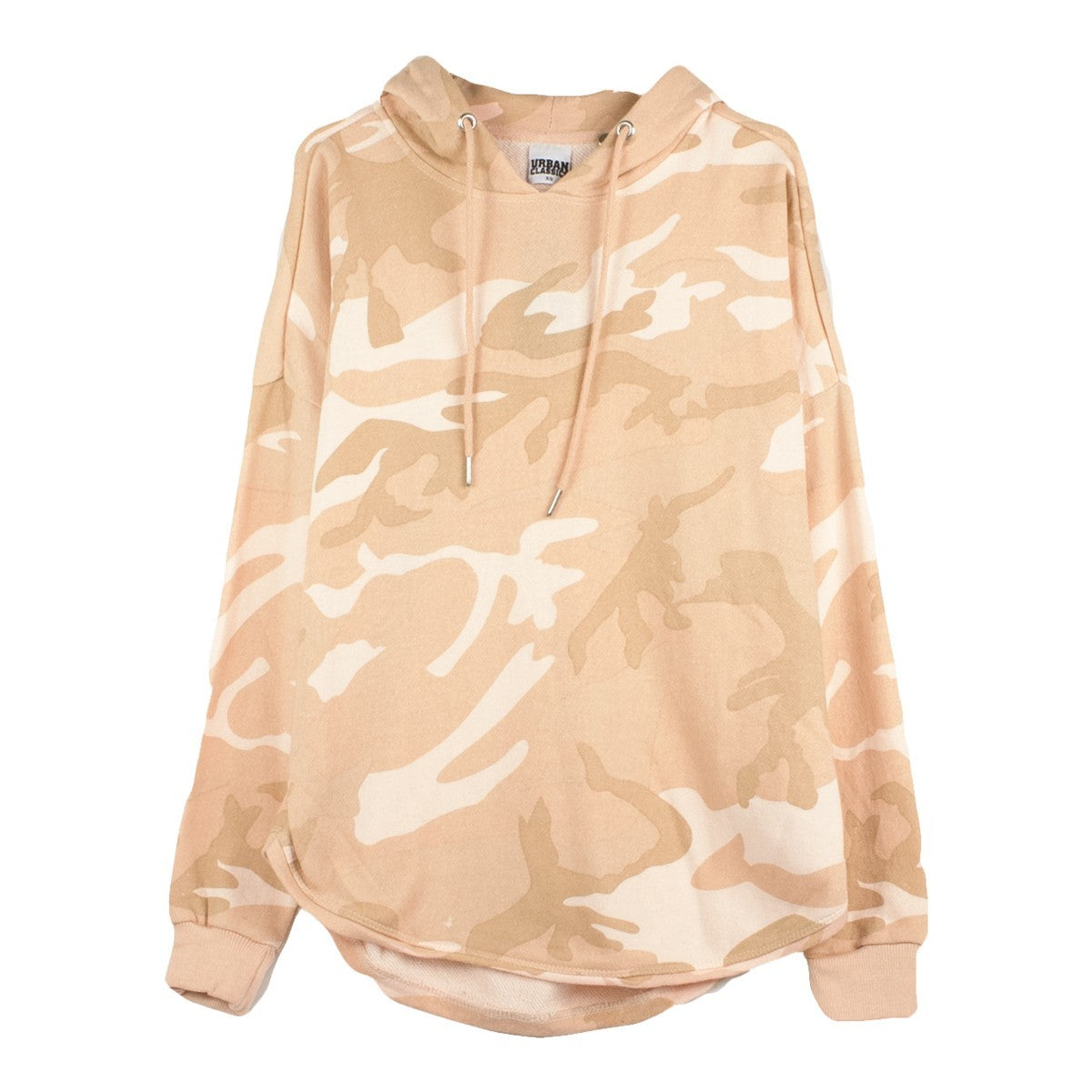 Übergroßer Camo Hoody für Damen. Rose Camo Hoodie