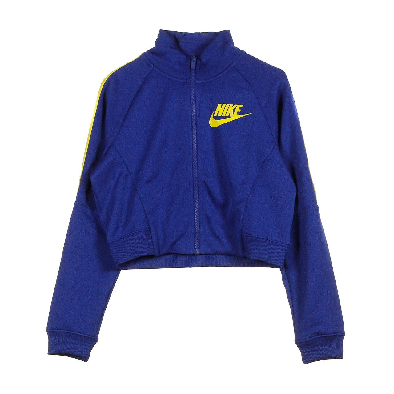 Nike, Giacca Tuta Corta Donna N98 Jkt Pk, Blue/yellow