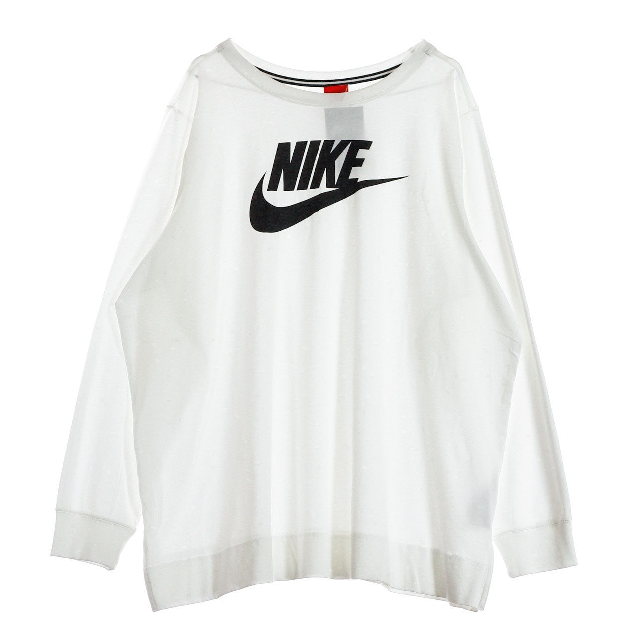 Nike, Maglietta Manica Lunga Donna Ls Hbr Ext, White/black