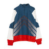 Adidas, Giacca A Vento Infilabile Uomo V Stripes Wb, Blue/hi Res Red