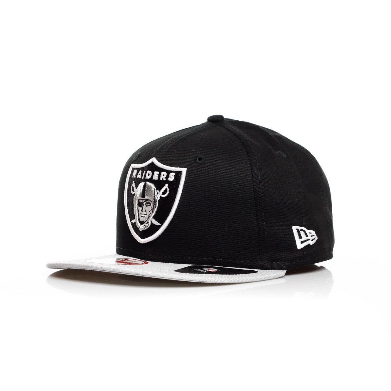 New Era, Cappellino Visiera Piatta Uomo Nfl Cotton Block Lasrai, Grey/black