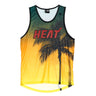 New Era, Canotta Uomo Nba Coastal Heat Tank Miahea, All Over Print