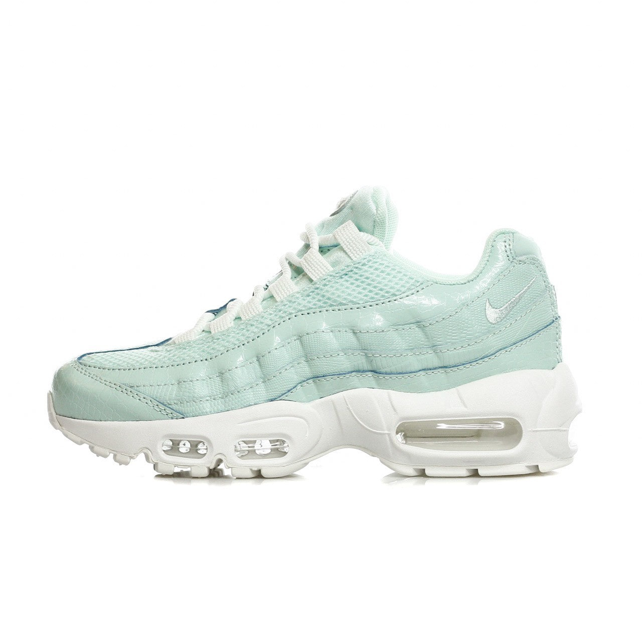 Nike, Scarpa Bassa Donna Wmns Air Max 95 Prm, Igloo/igloo/summit White