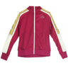 Kappa, Giacca Tuta Donna Banda 10 Anay, Red Cerise/white/gold