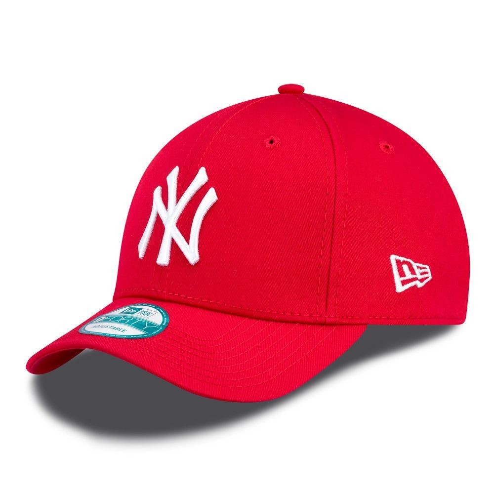 940 League Basic Neyyan Men's Curved Visor Cap Red