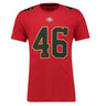 New Era, Maglietta Uomo Nfl Number Classic Tee Saf49e, Rosso/nero