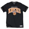 Mitchell & Ness, Maglietta Uomo New York Knicks Team Traditional Tee, Nero