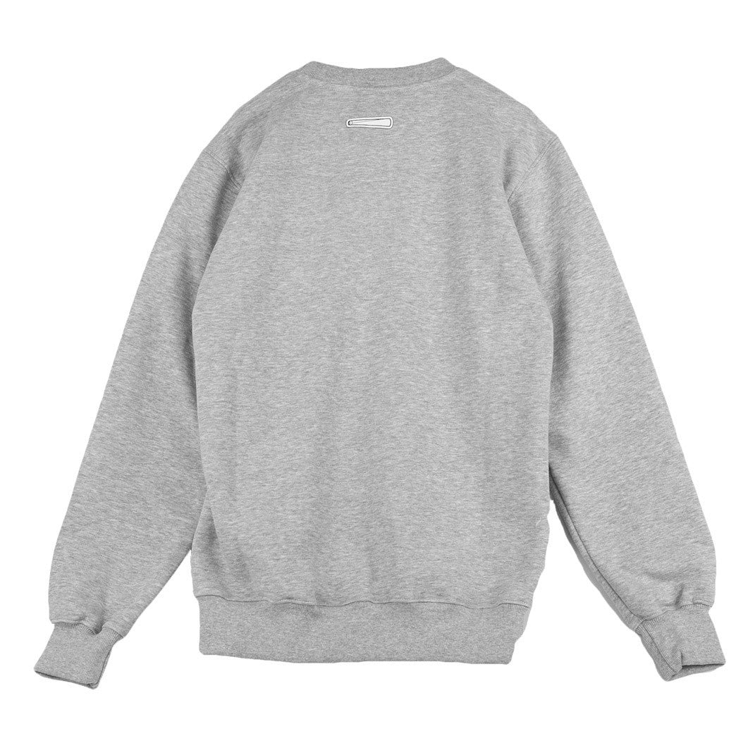 Felpa Girocollo Uomo Lady In Green Crewneck Grigio Melange