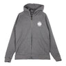 Dolly Noire, Felpa Cappuccio Zip Uomo Family, Grigio Melange