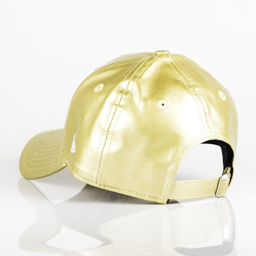Wmn Metallic Pu 940 Newera Gold Damen Cap mit gebogenem Schirm