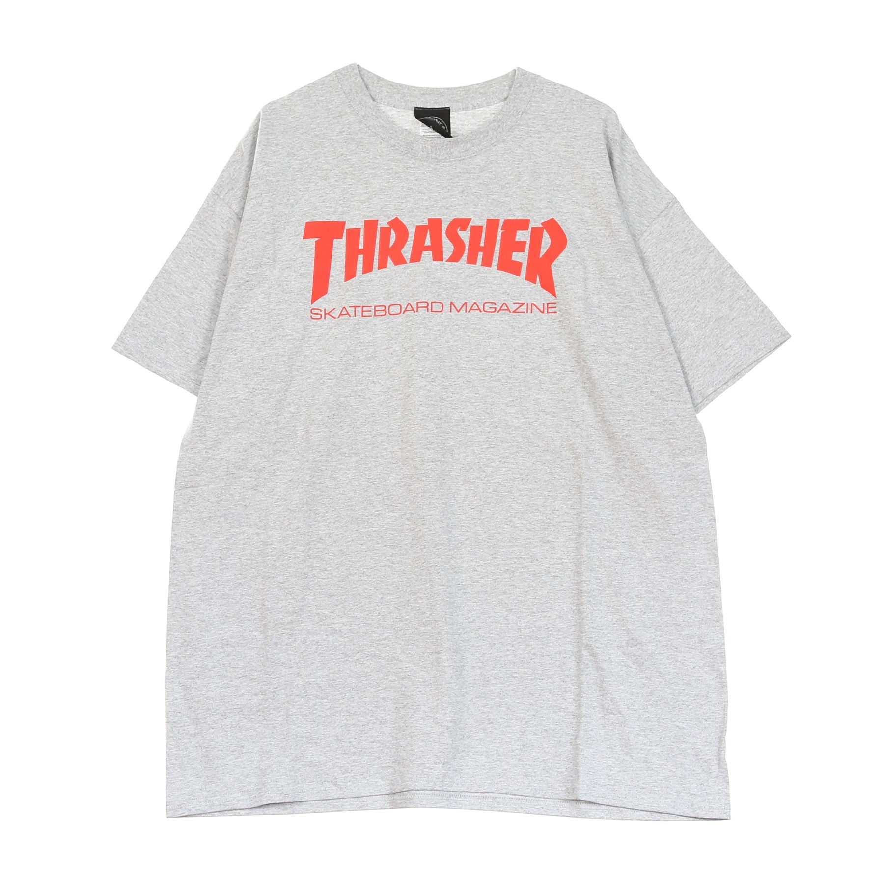 Thrasher, Maglietta Uomo Skatemag Tee, Grey/red