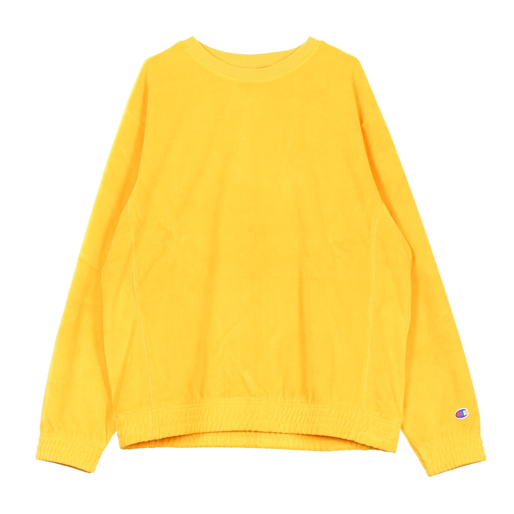 Champion, Felpa Girocollo Uomo Crewneck Sweatshirt, Yellow