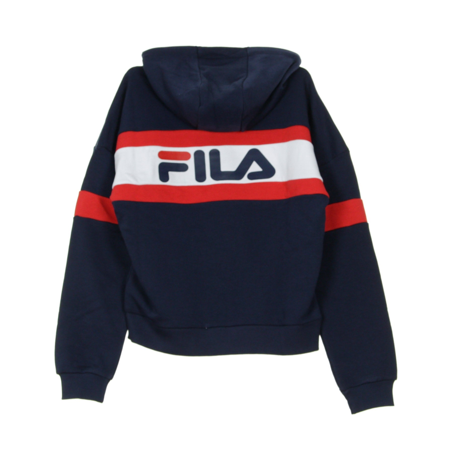 Fila, Felpa Leggera Cappuccio Corta Donna Ella, 