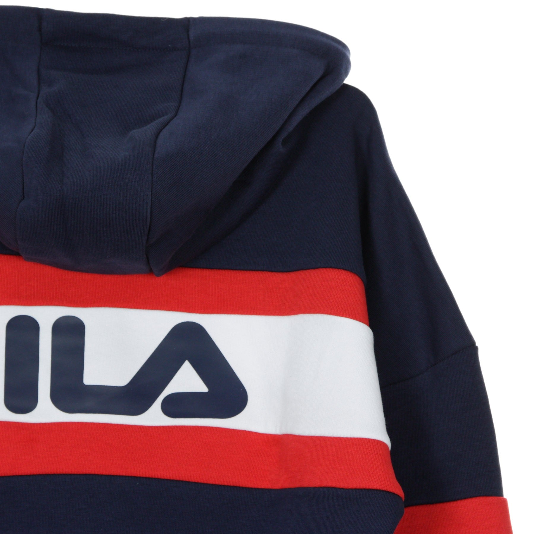 Fila, Felpa Leggera Cappuccio Corta Donna Ella, 