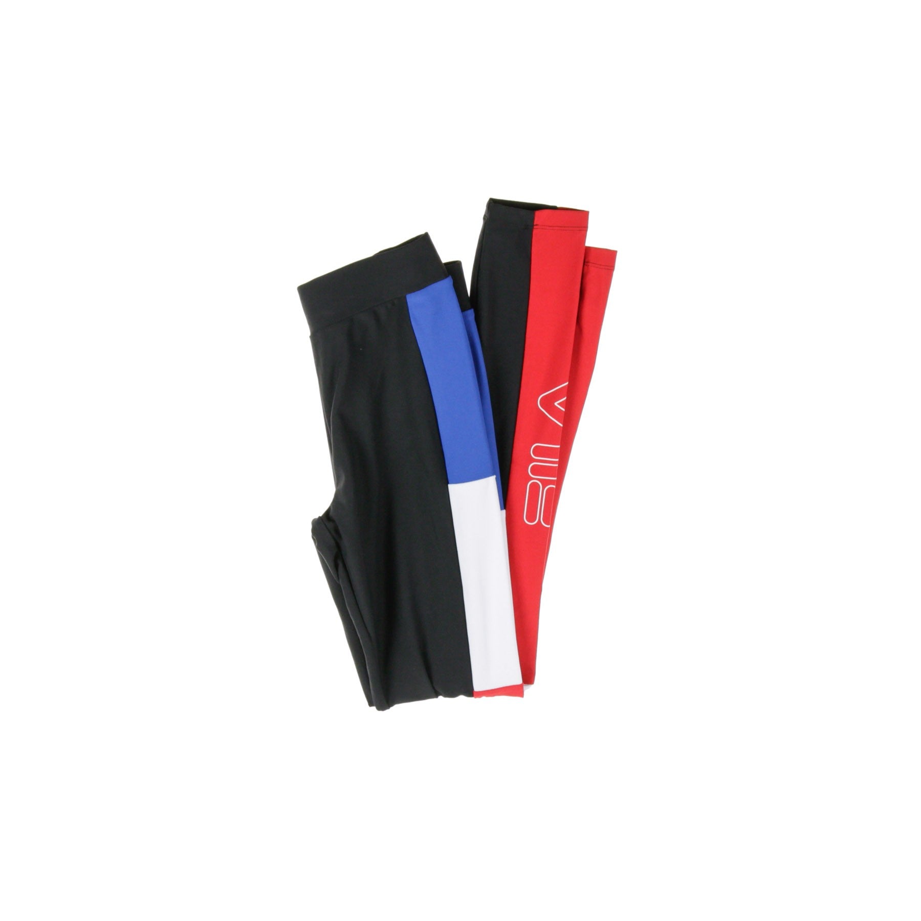 Fila, Leggins Donna Honor, Black/true Red/bright White/lapis Blue