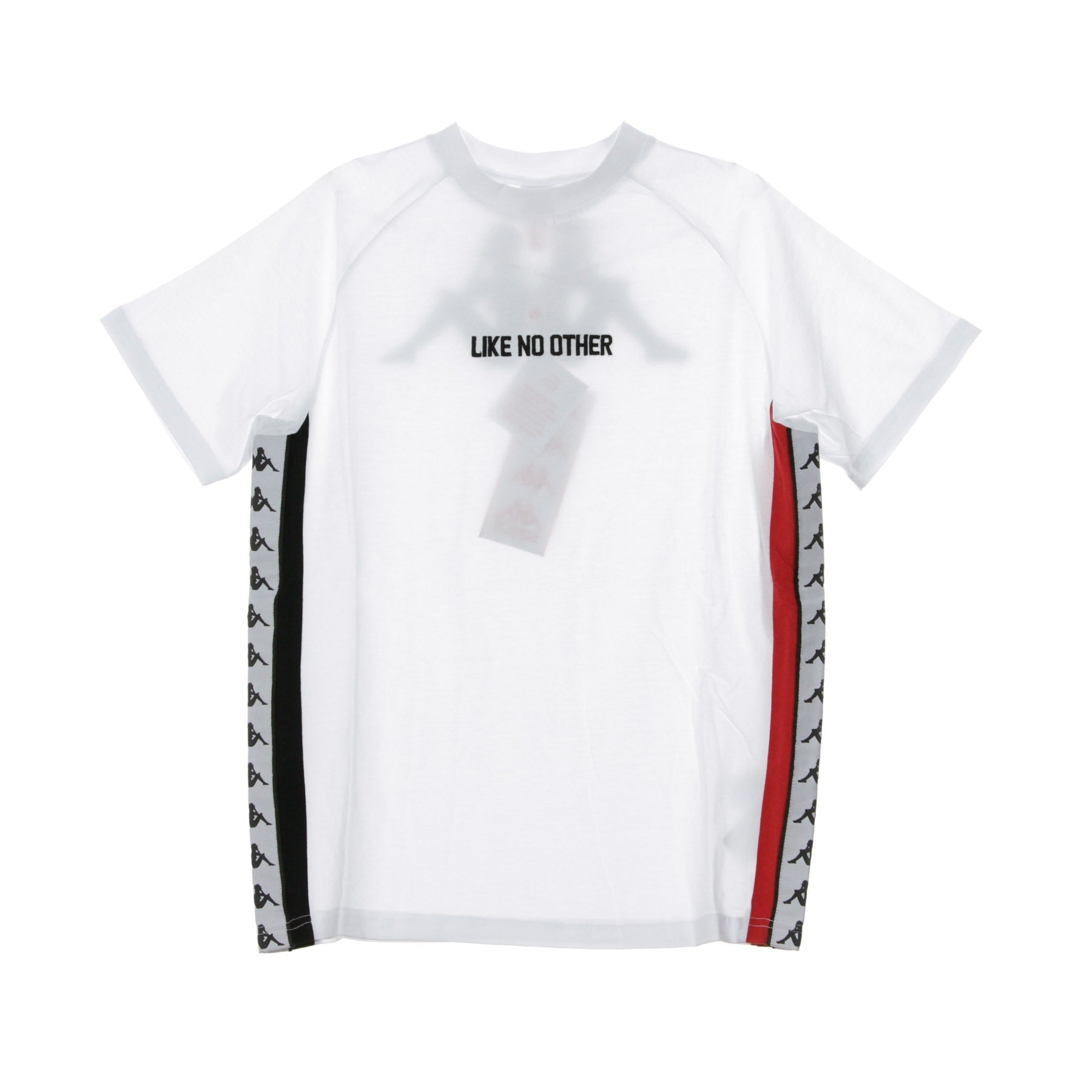 Kappa, Maglietta Uomo Authentic Balmin, White/red/black