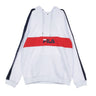 Fila, Felpa Leggera Cappuccio Uomo Jeremy, Bright White/black Iris/true Red