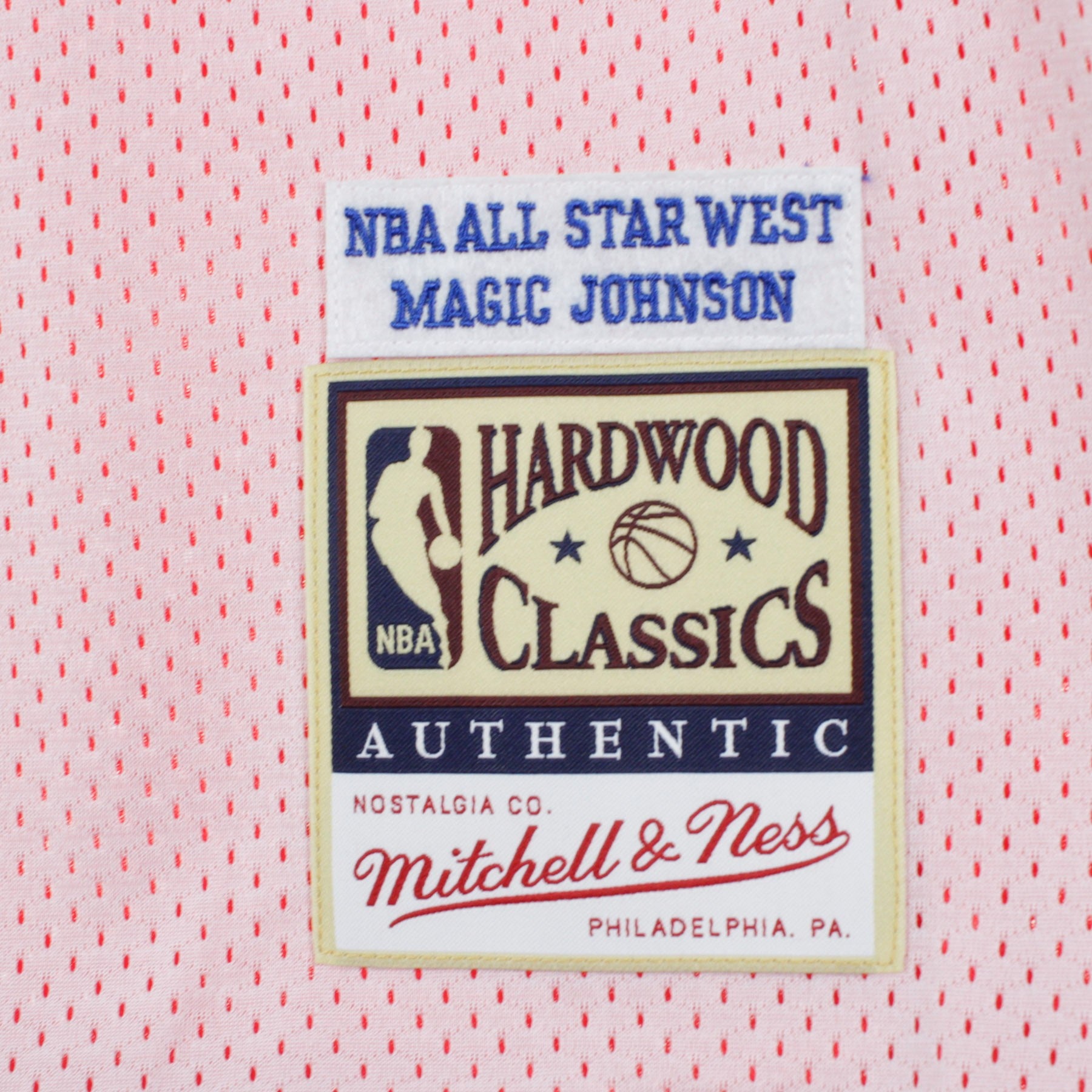 Mitchell & Ness, Canotta Basket Uomo Reversible Practice Jersey No.32 Magic Johnson All Star Game East 1991, 