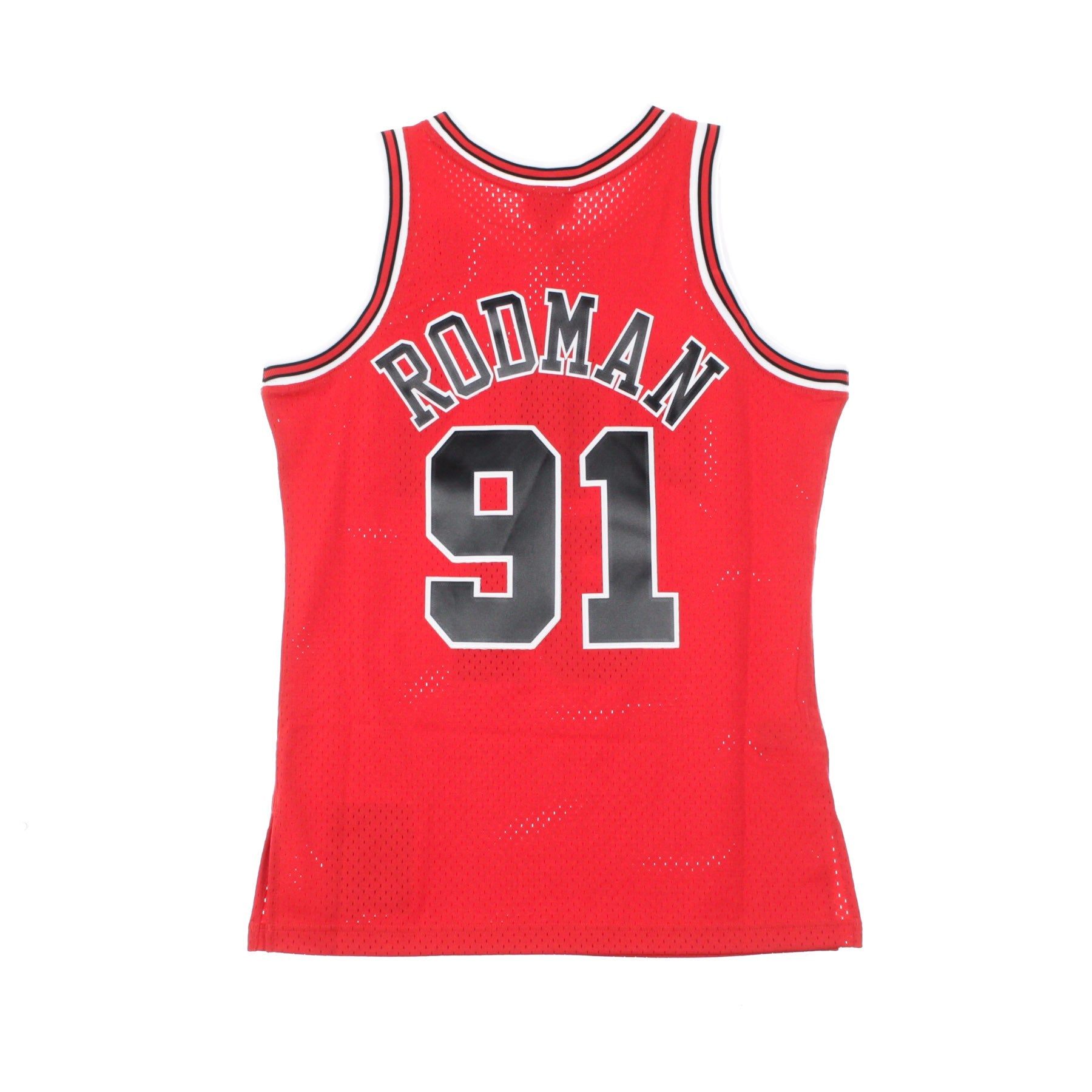 Mitchell & Ness, Canotta Basket Uomo Nba Swingman Jersey Hardwood Classics No 91 Dennis Rodman 1997-98 Chibul Road, 