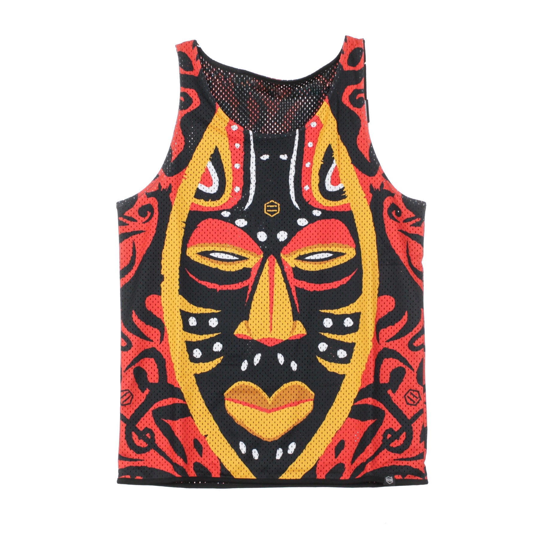 Dolly Noire, Canotta Tipo Basket Uomo Reversible Ritual Mask - Logo Tank Top, Multi