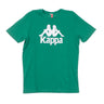 Kappa, Maglietta Uomo Authentic Estessi Slim, Green/white