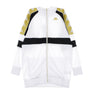 Kappa, Giacca Tuta Donna Banda 10 Banik, White/black/yellow