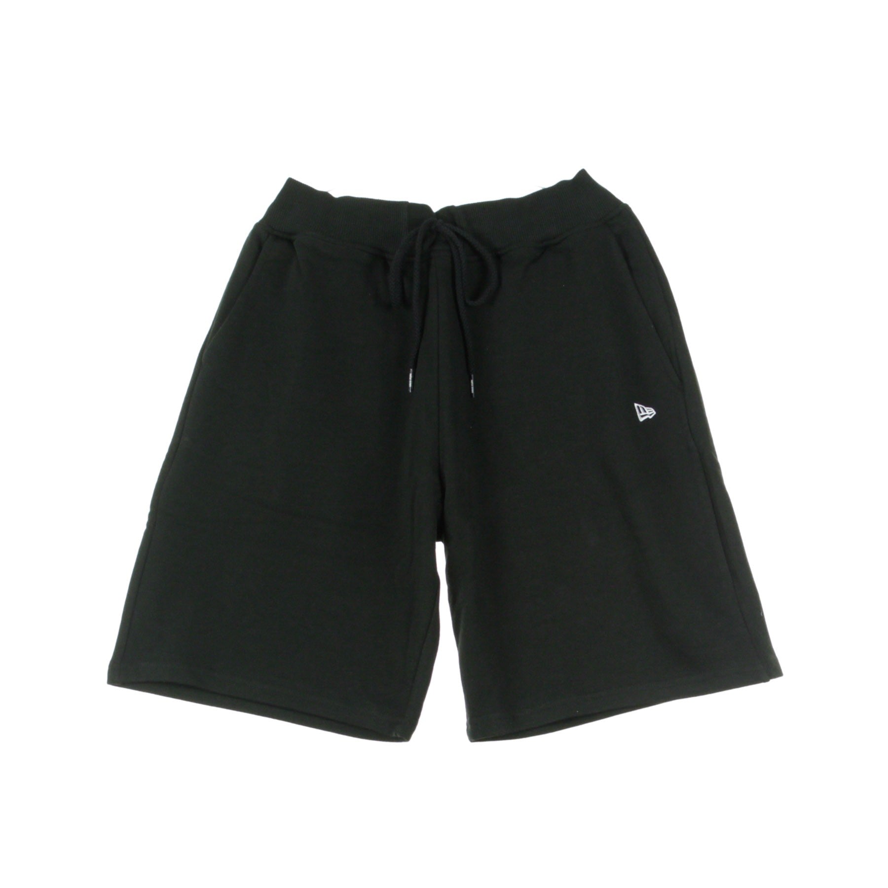 New Era, Pantalone Corto Tuta Uomo Ne Essential Short Newera, Black/white