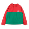 Carhartt Wip, Giacca A Vento Infilabile Uomo Nimbus Two Tone Pullover, Cardinal/dragon Green