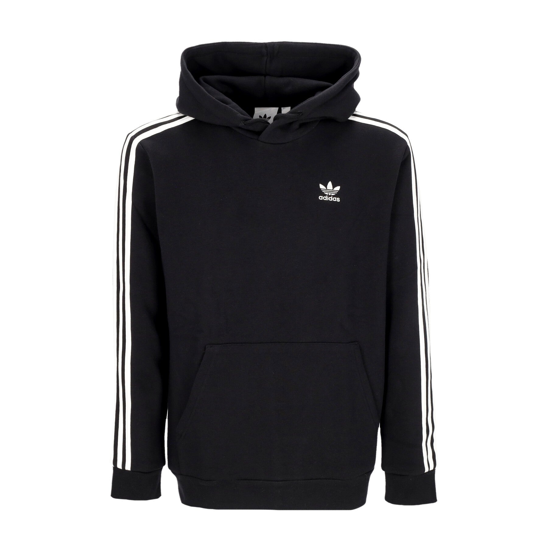 Felpa Cappuccio Uomo 3-stripes Hoodie Black