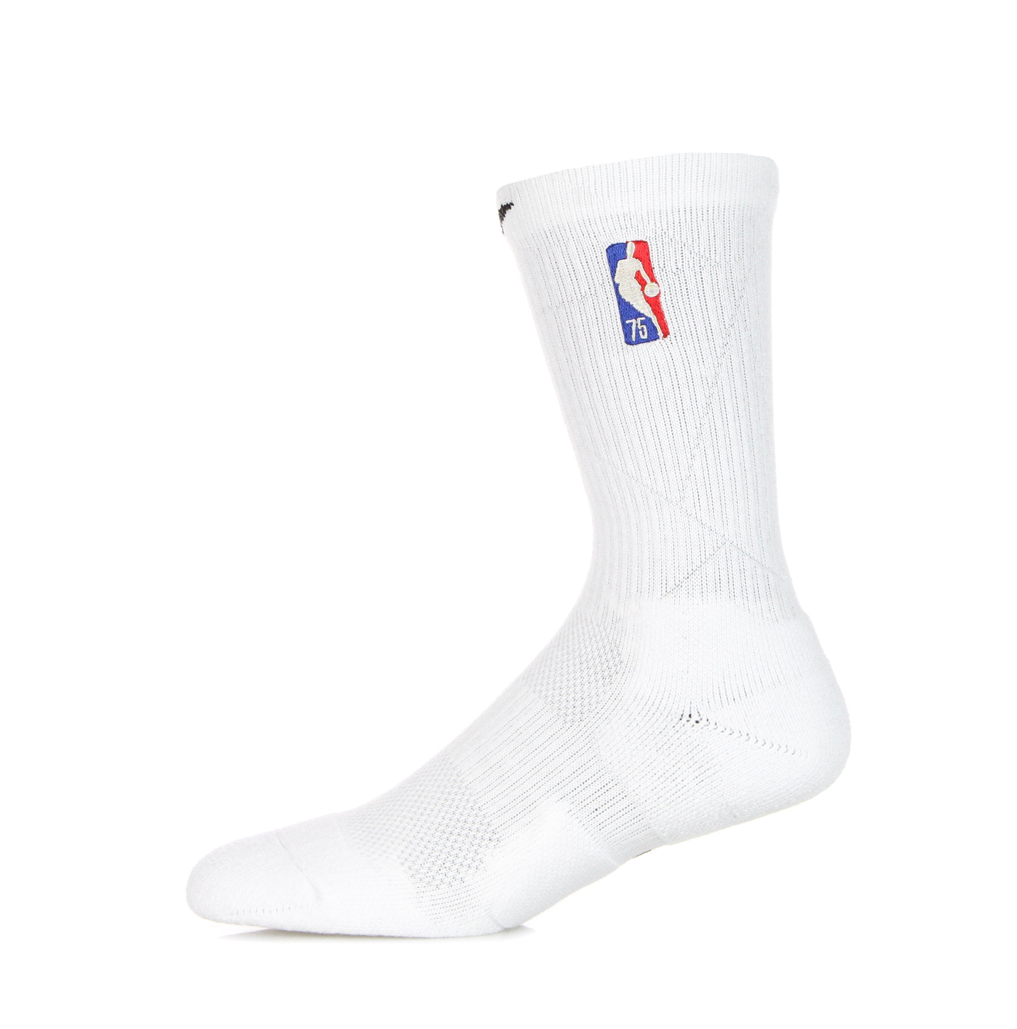 Men's Medium Sock Nba Elite Crew 75 White/black