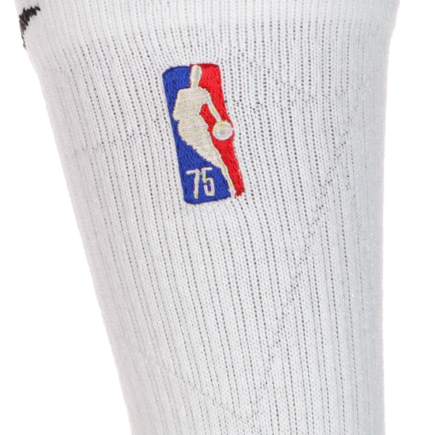 Men's Medium Sock Nba Elite Crew 75 White/black