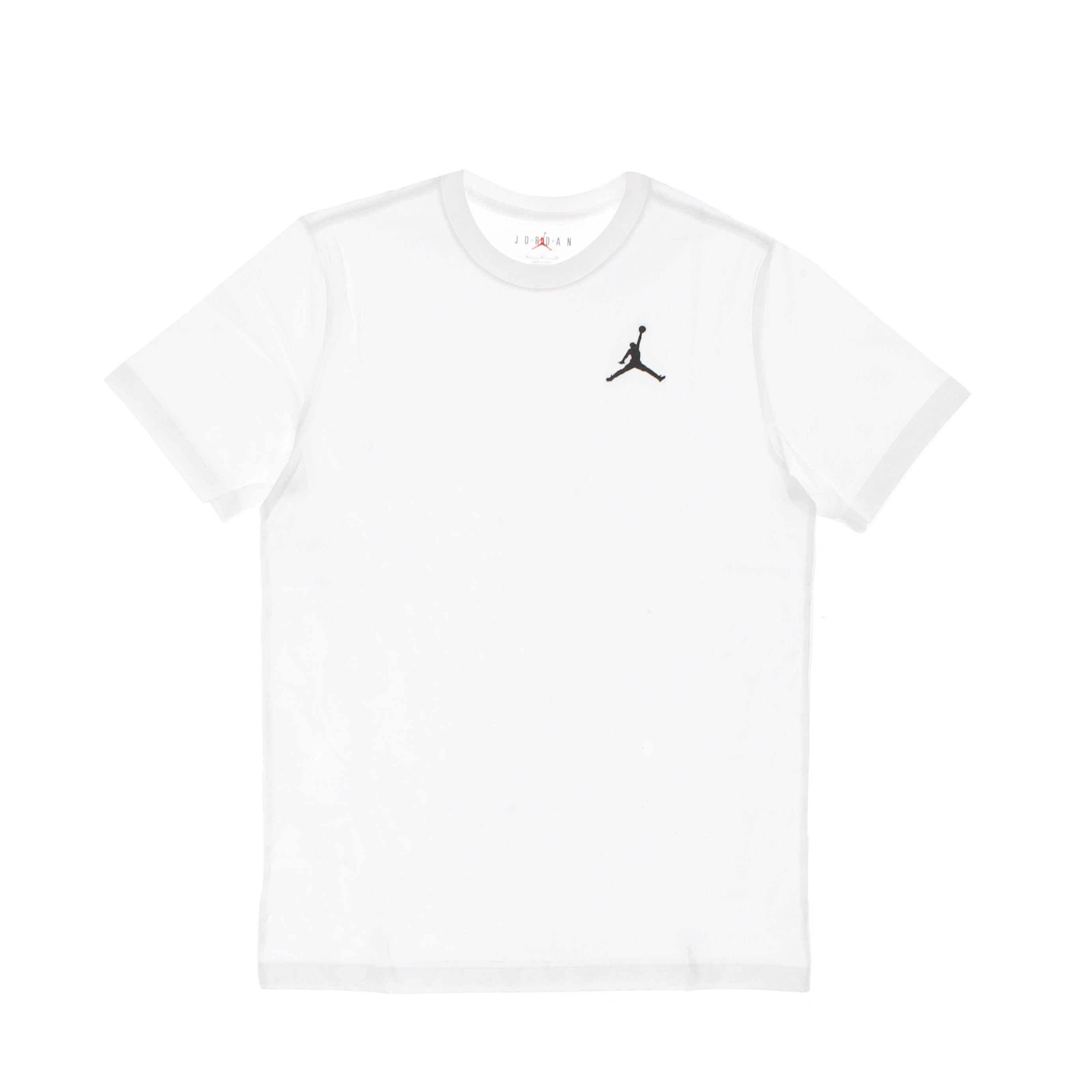 Maglietta Uomo Jumpman Embroidered Tee Carbon Heather/black DC7485