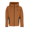 Felpa Leggera Cappuccio Zip Uomo Tech Fleece Full-zip Windrunner Hoodie Lt British Tan/black FB7921-281