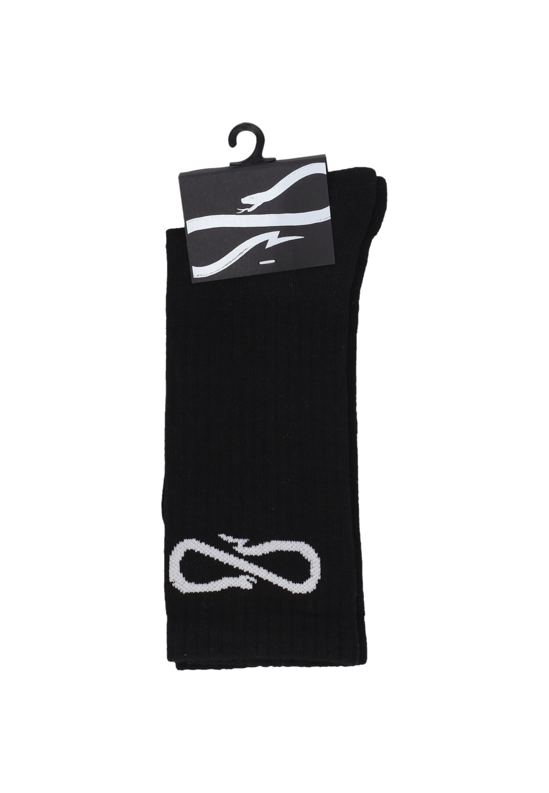 Calza Media Unisex Logo Socks Black 24FWPRAC352