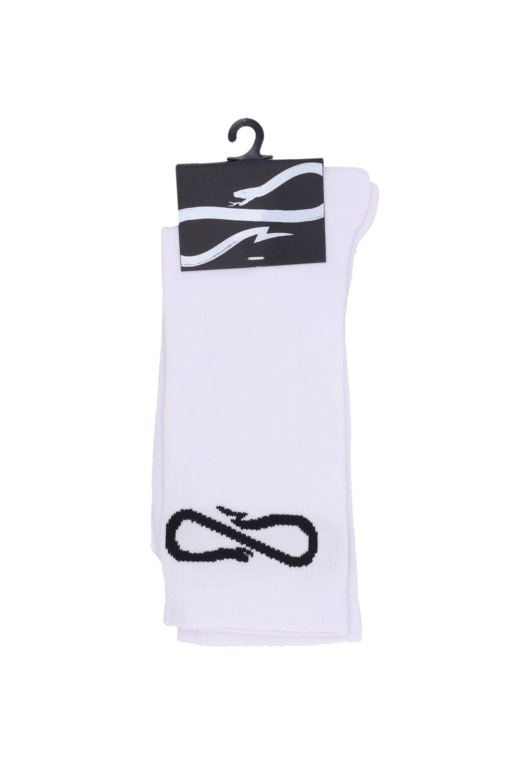 Calza Media Unisex Logo Socks White 24FWPRAC353