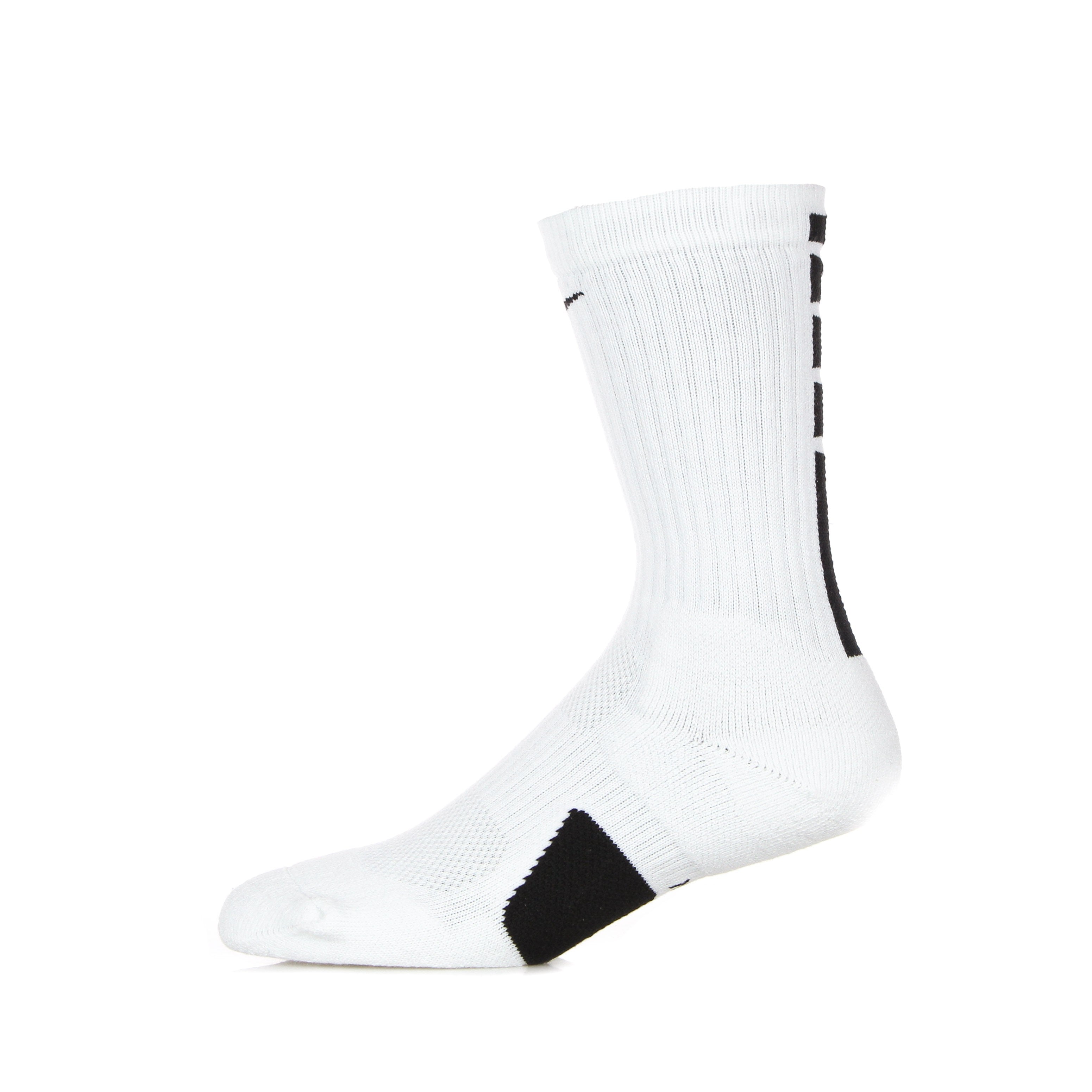 Calza Media Uomo Elite Crew White/black/black SX7622