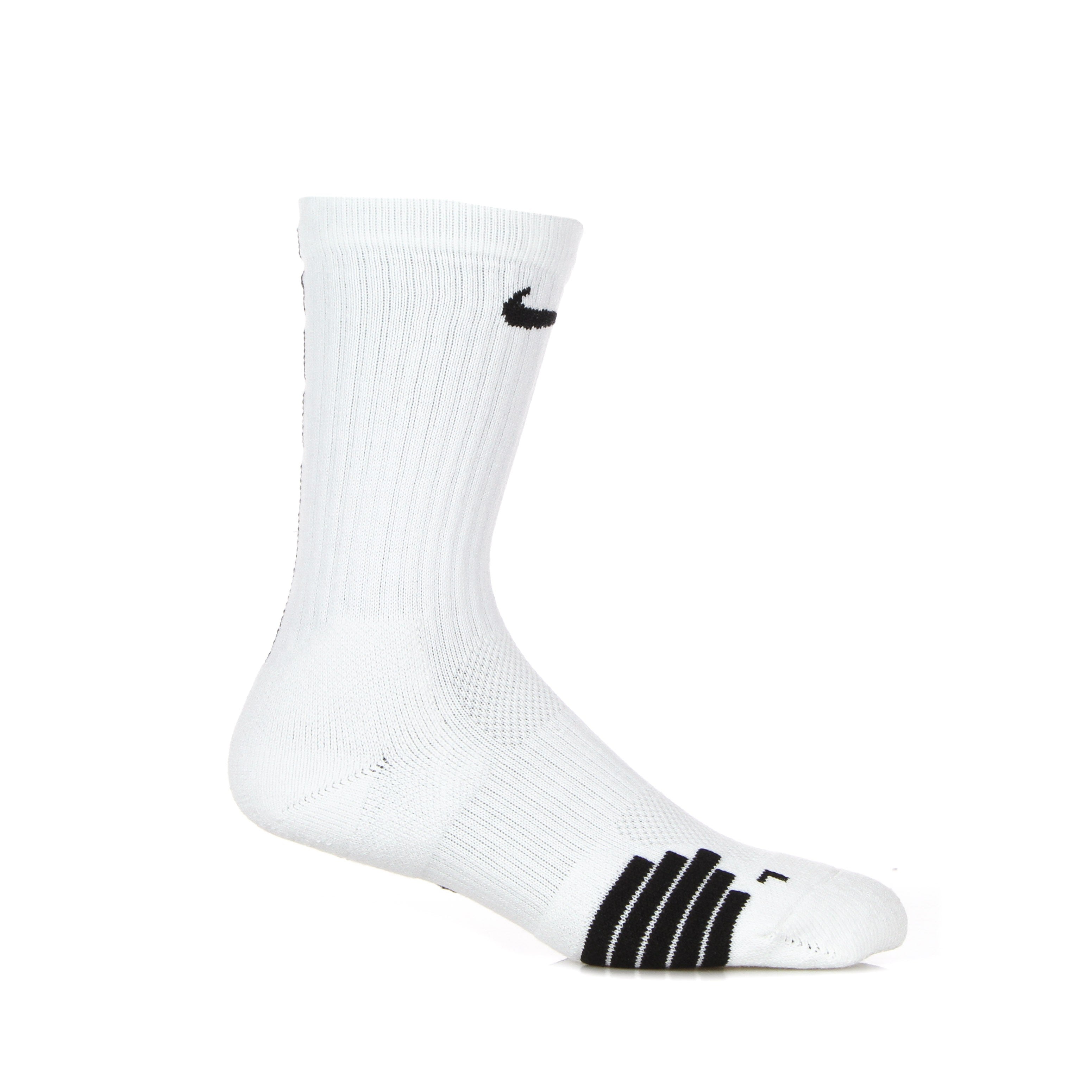 Calza Media Uomo Elite Crew White/black/black SX7622