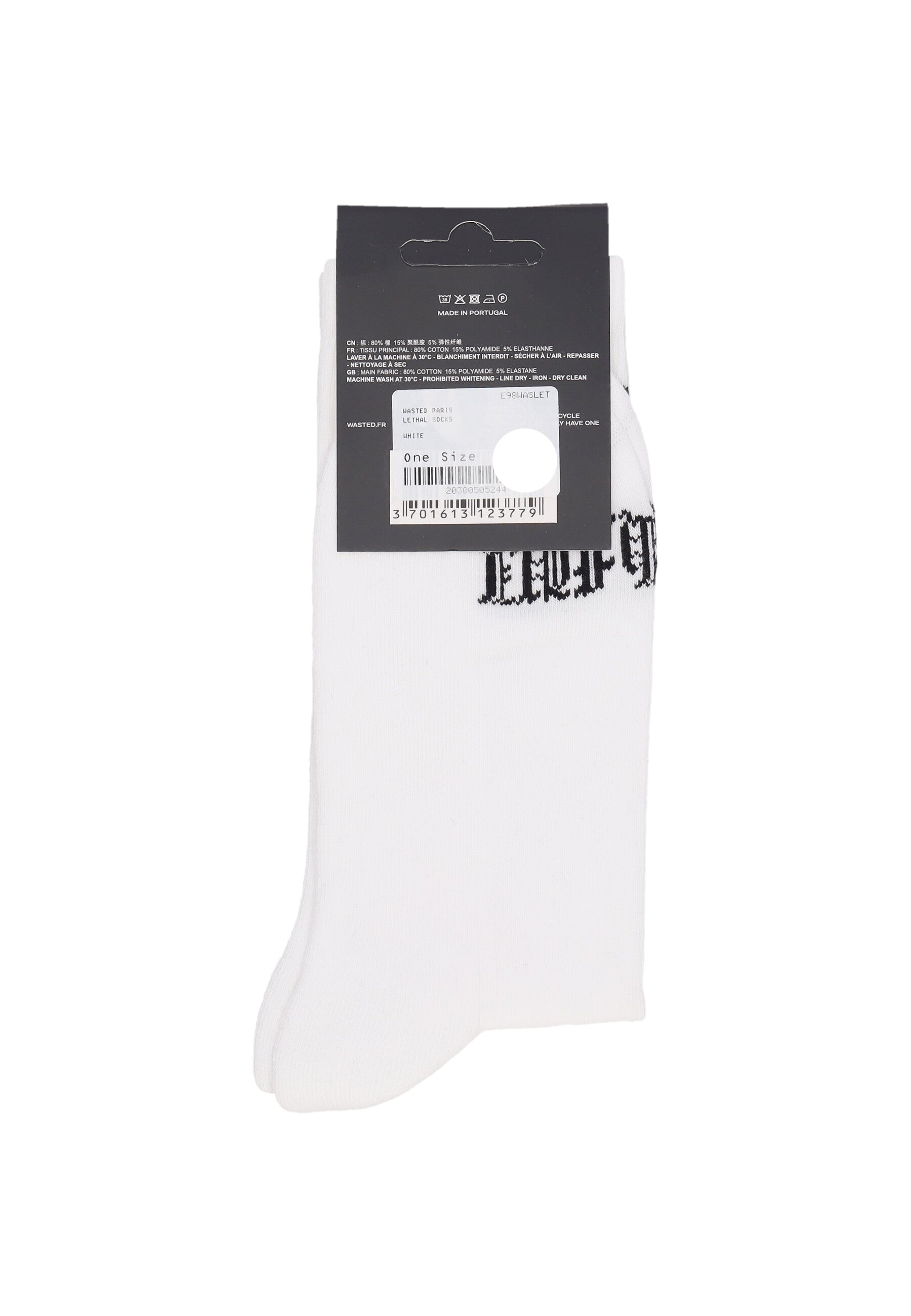 Calza Media Uomo Lethal Socks White E98WASLET