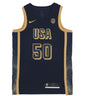 Canotta Basket Uomo 50th Anniversary Limited Jersey Team Usa Obsidian/truly Gold FZ7317-451