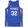 Canotta Basket Uomo Limited Road Jersey No 32 Victor Wembanyama Team France Hyper Royal/white HF7308-405