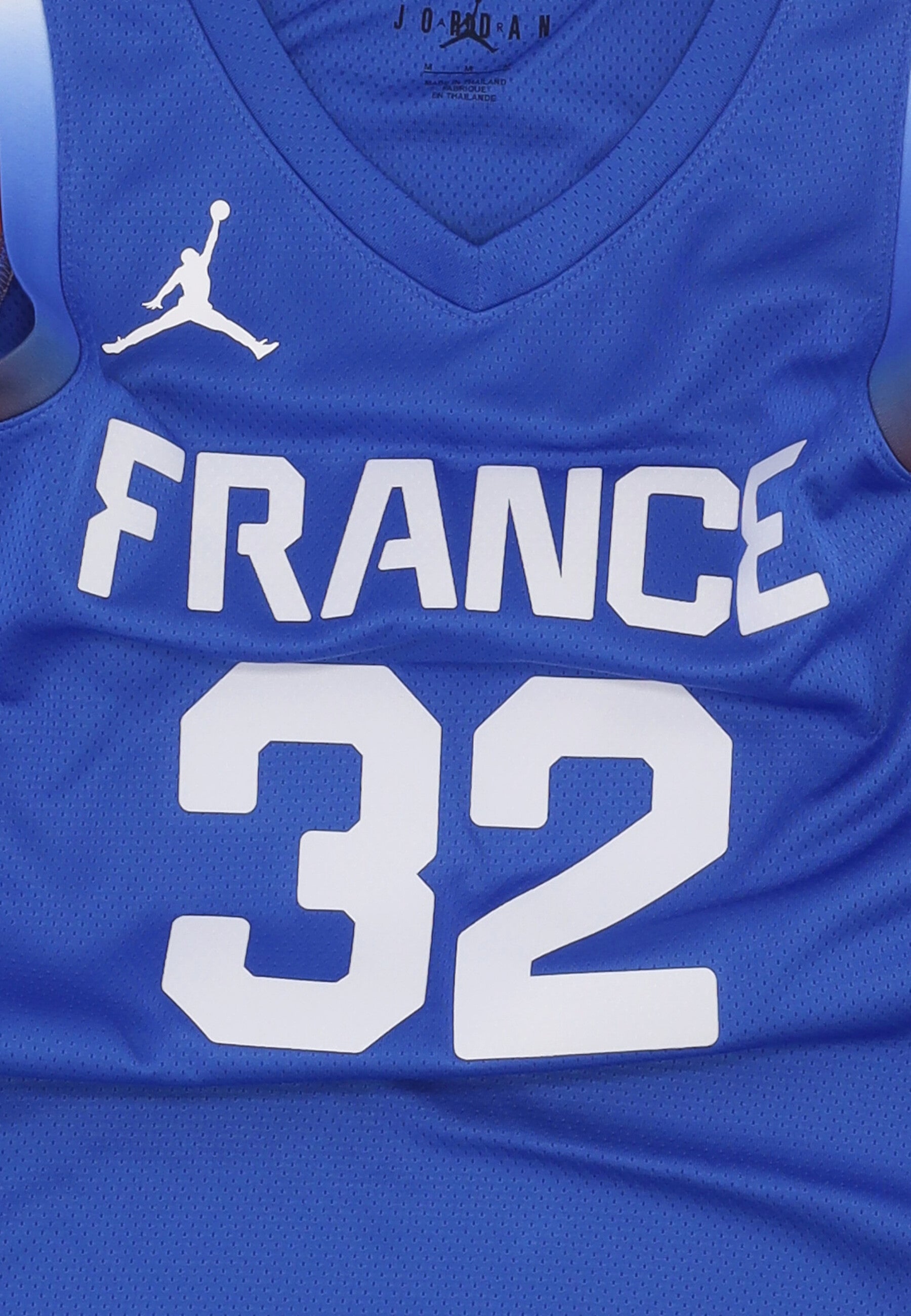 Canotta Basket Uomo Limited Road Jersey No 32 Victor Wembanyama Team France Hyper Royal/white HF7308-405