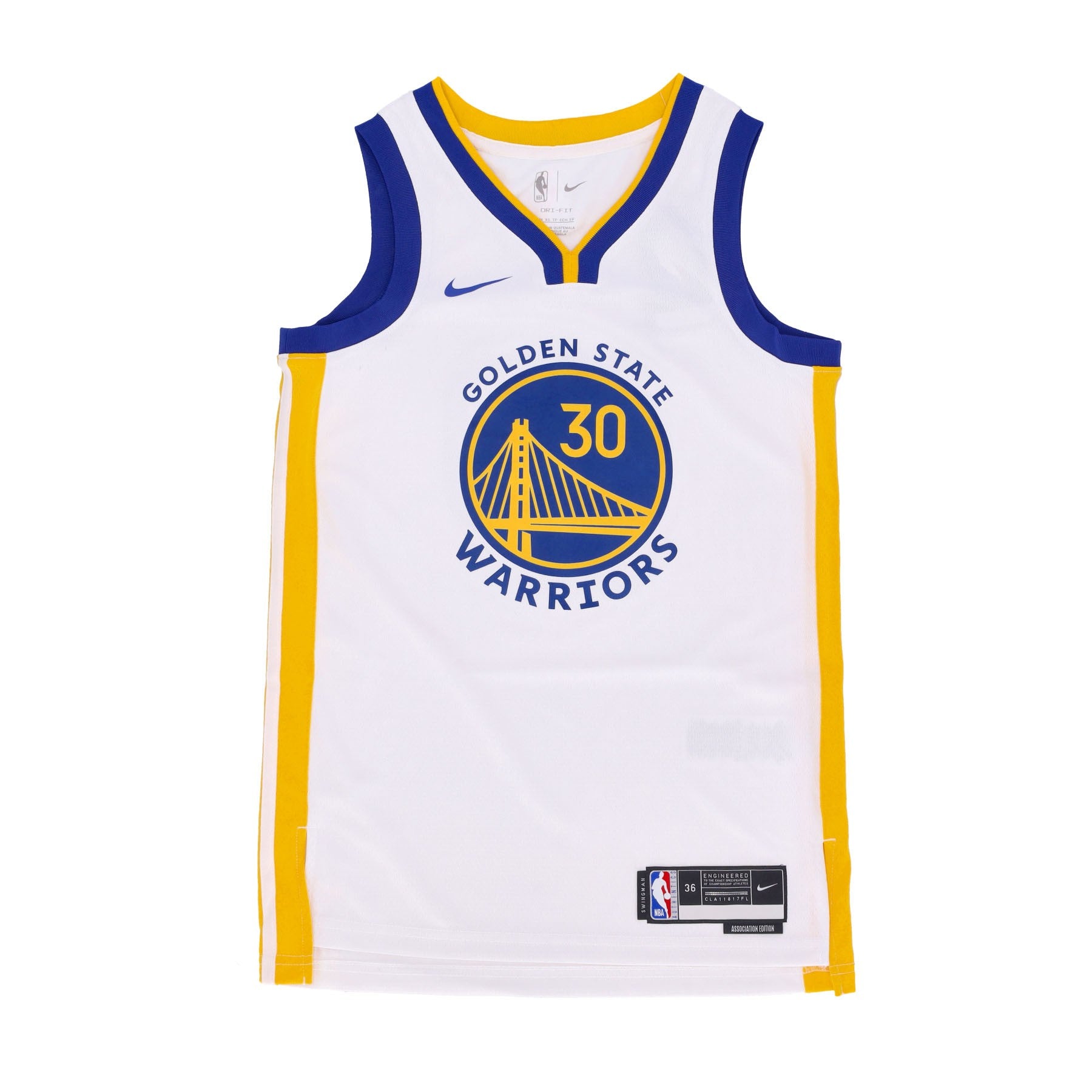 Canotta Basket Uomo Nba Association Edition 22 Dri-fit Swingman Jersey No 30 Stephen Curry Golwar White DN2077-100