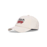 Cappellino Visiera Curva Uomo Bones 6p Cap Off White E51WASBON