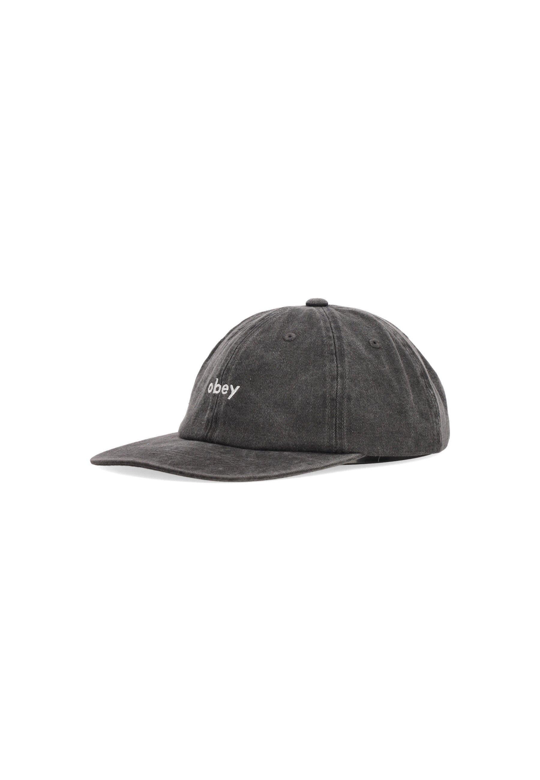 Cappellino Visiera Curva Uomo Pigment Lowercase 6panel Strapback Pigment Black 100580367