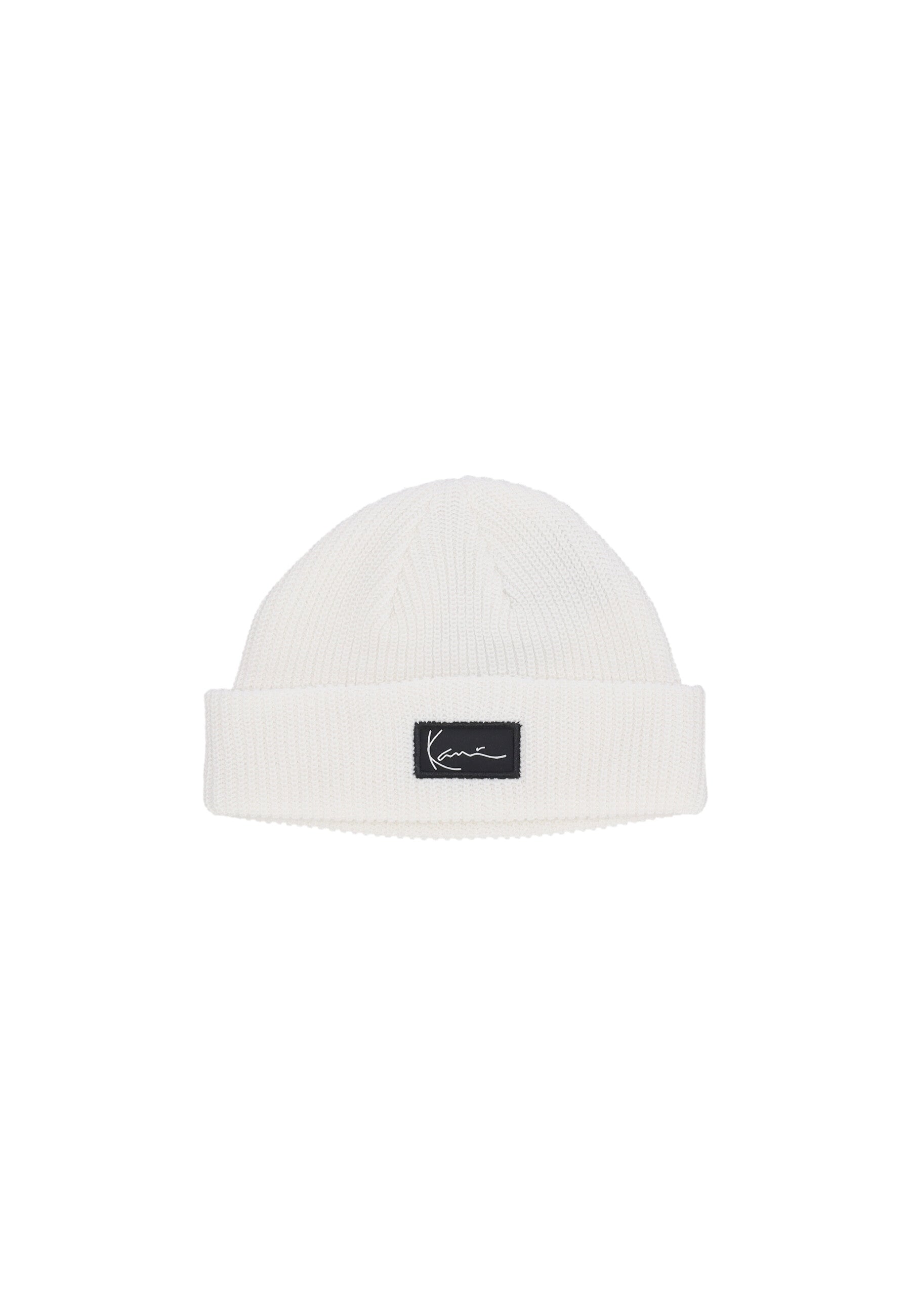 Cappello Unisex Woven Signature Essential Fisherman Beanie White 7020346