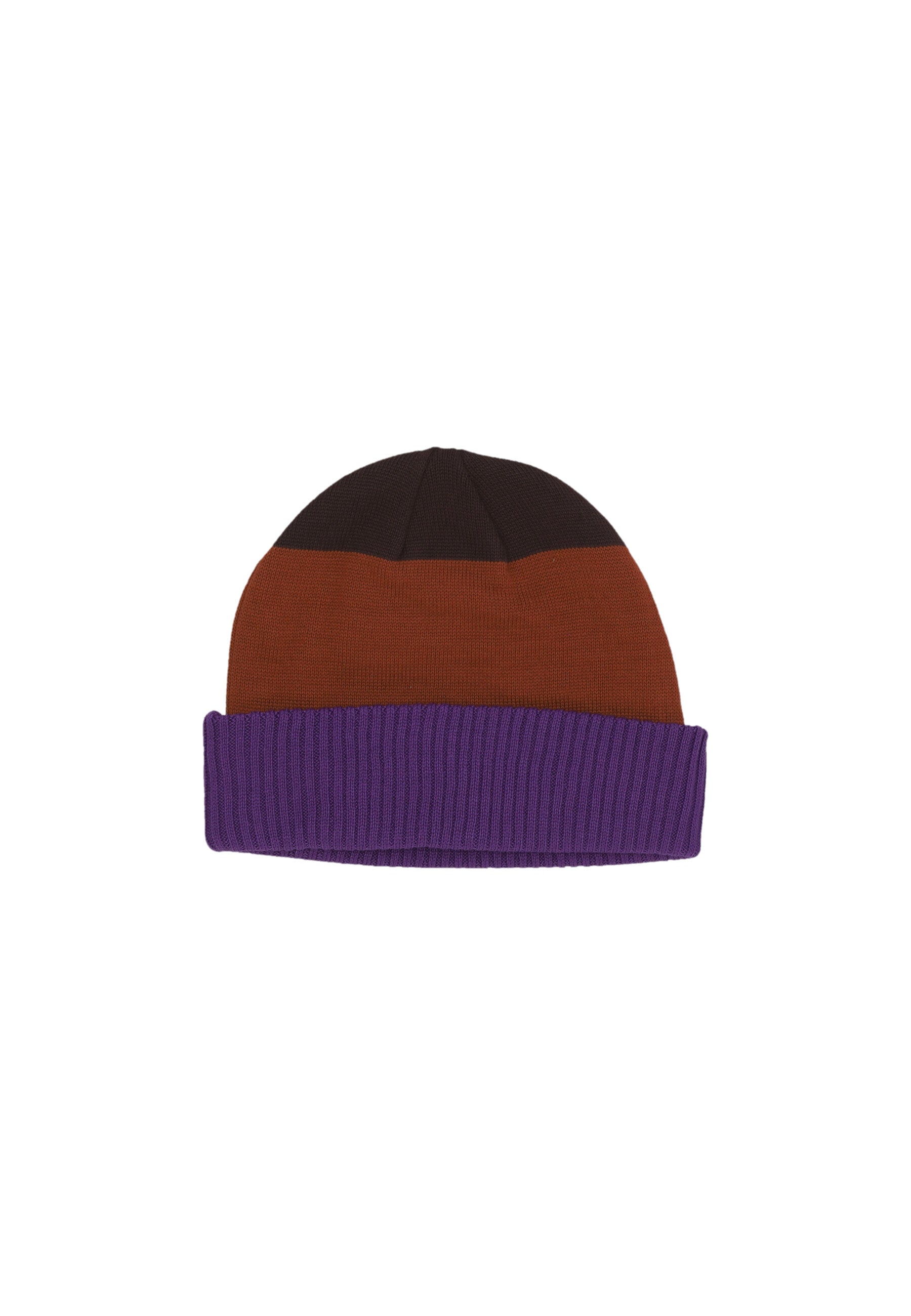 Cappello Uomo Alto Beanie Black/violet/rusty F22469U332