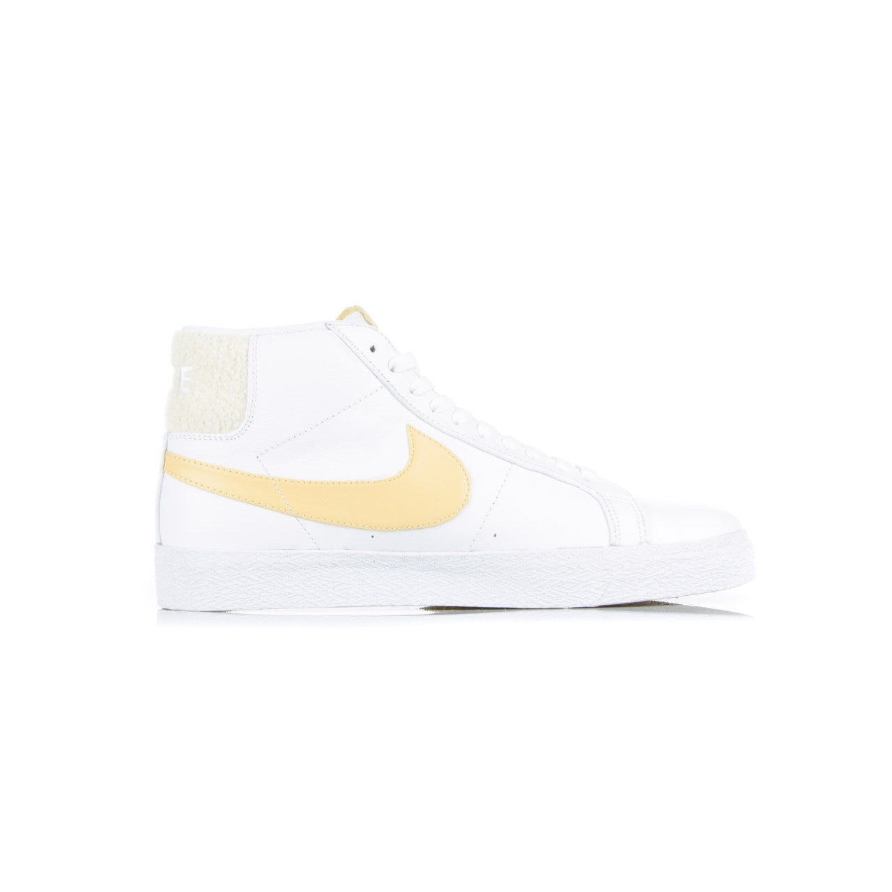 Scarpa Alta Uomo Sb Zoom Blazer Mid Premium White/celestial Gold CJ6983-102